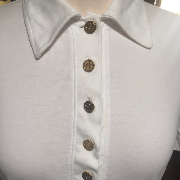Tory Burch off white polo - Picture 2 of 14